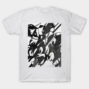 Koalas Shadow Silhouette Anime Style Collection No. 54 T-Shirt